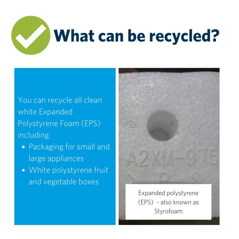 West Metro Recycling Centre now accepts polystyrene! Western