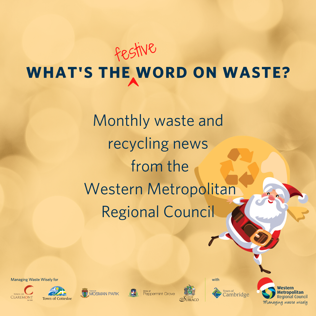 Christmas edition of the WMRC monthly waste and recycling newsletter