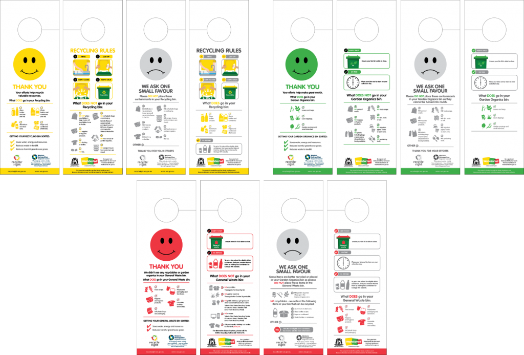 Bin tagging Western Metropolitan Regional Council