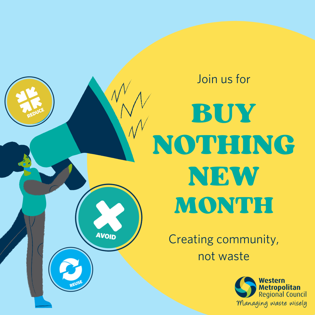 October is Buy Nothing New Month