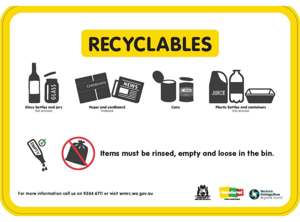 recycle right by recyling just these 5